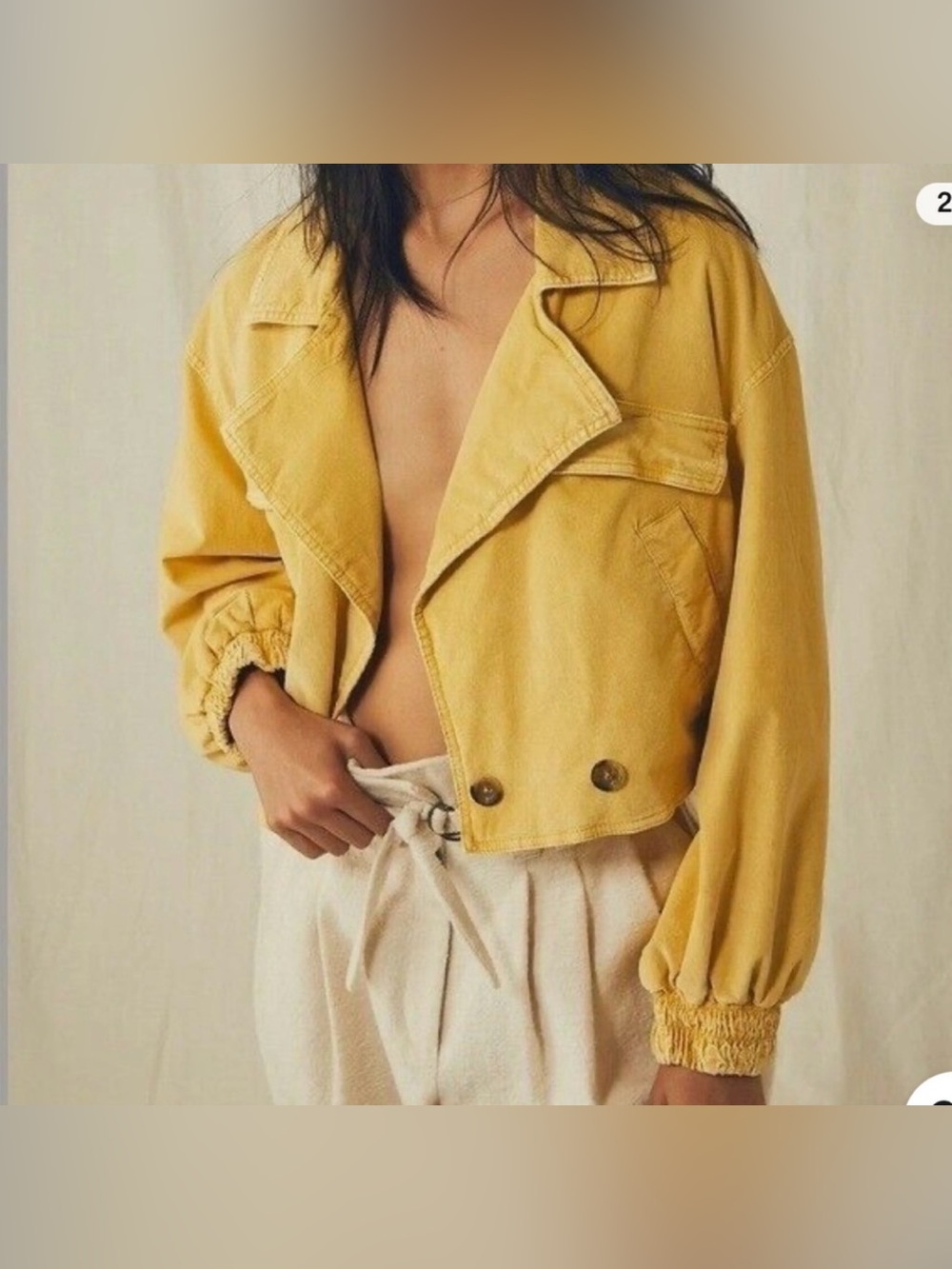 Free People Sure thing corduroy Bomber jacket - NWOT